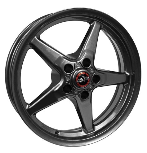 RaceStar 92 Series Drag Star Metallic Grey Wheels 